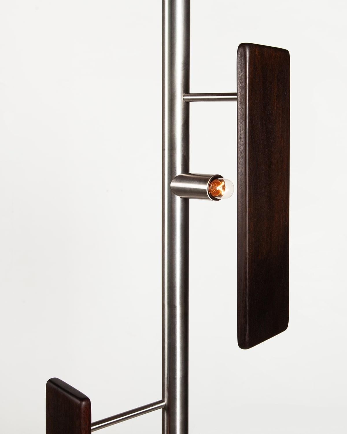 Contemporary Brazilian Handcrafted Floor Lamp 