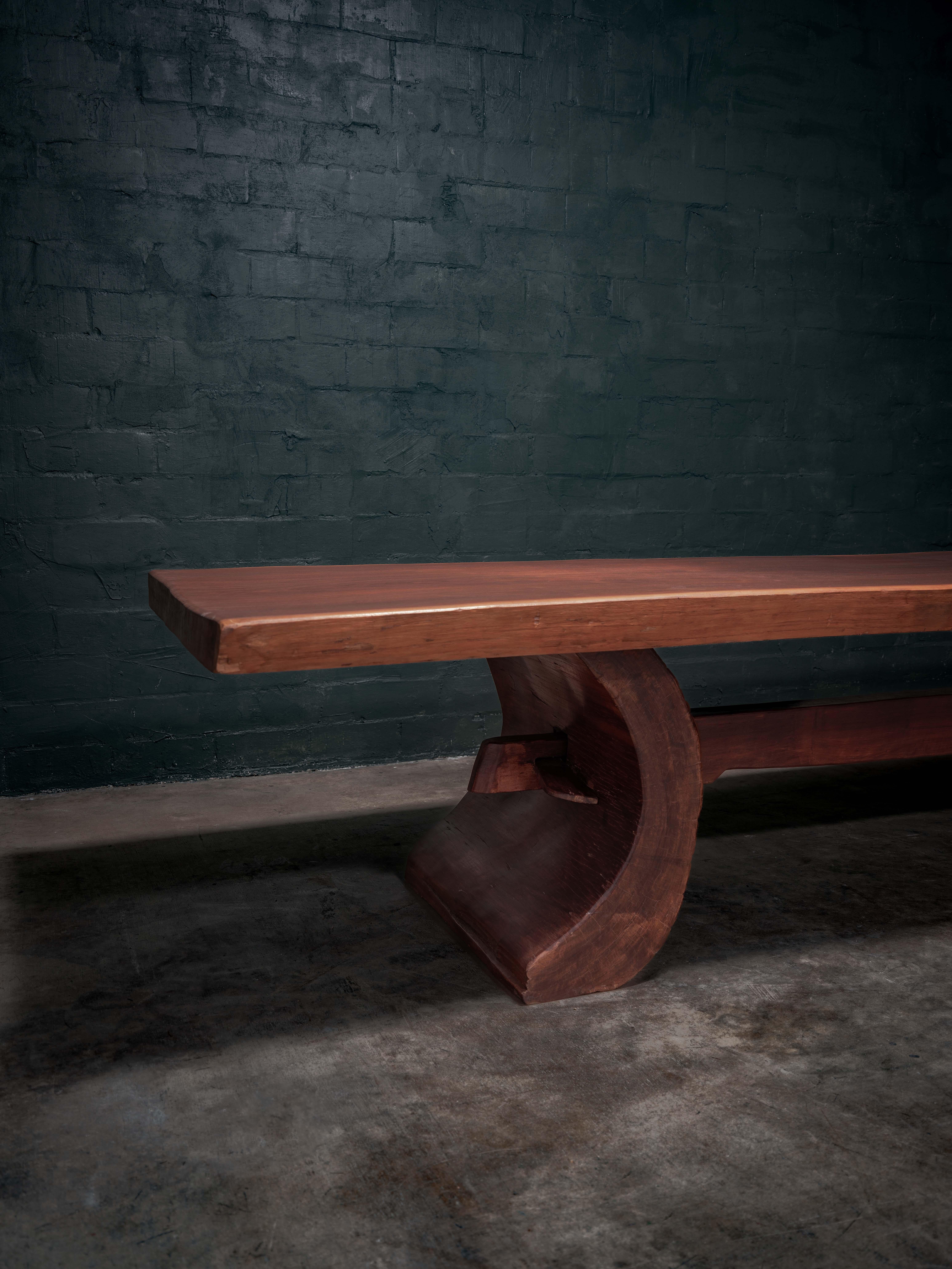 Brésilien Table de salle à manger d'extérieur en IPE brésilien - Fabriquée à Pará, Brésil en vente