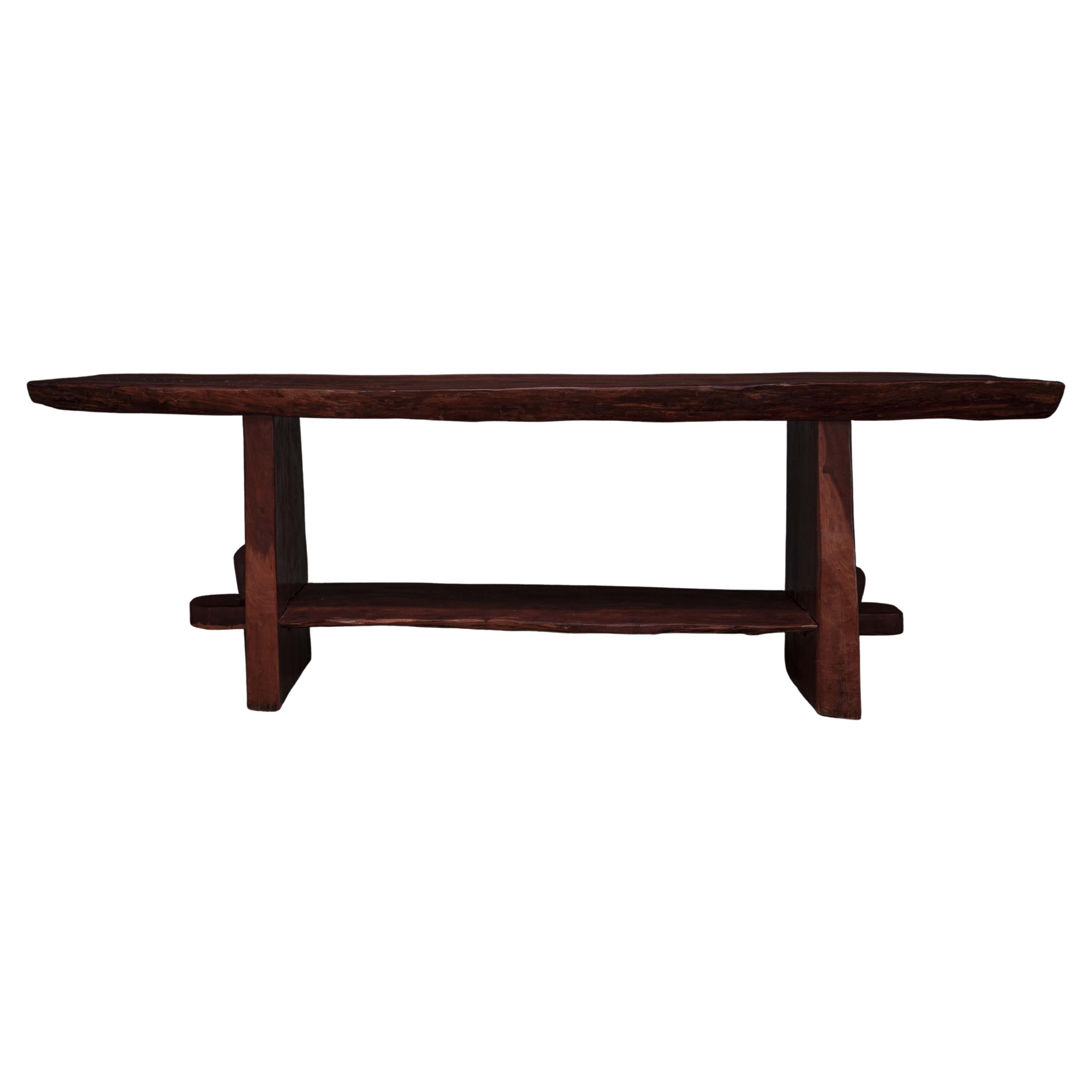 Bar/buffet d
extérieur en IPE brésilien - Fabriqué à Pará, Brésil