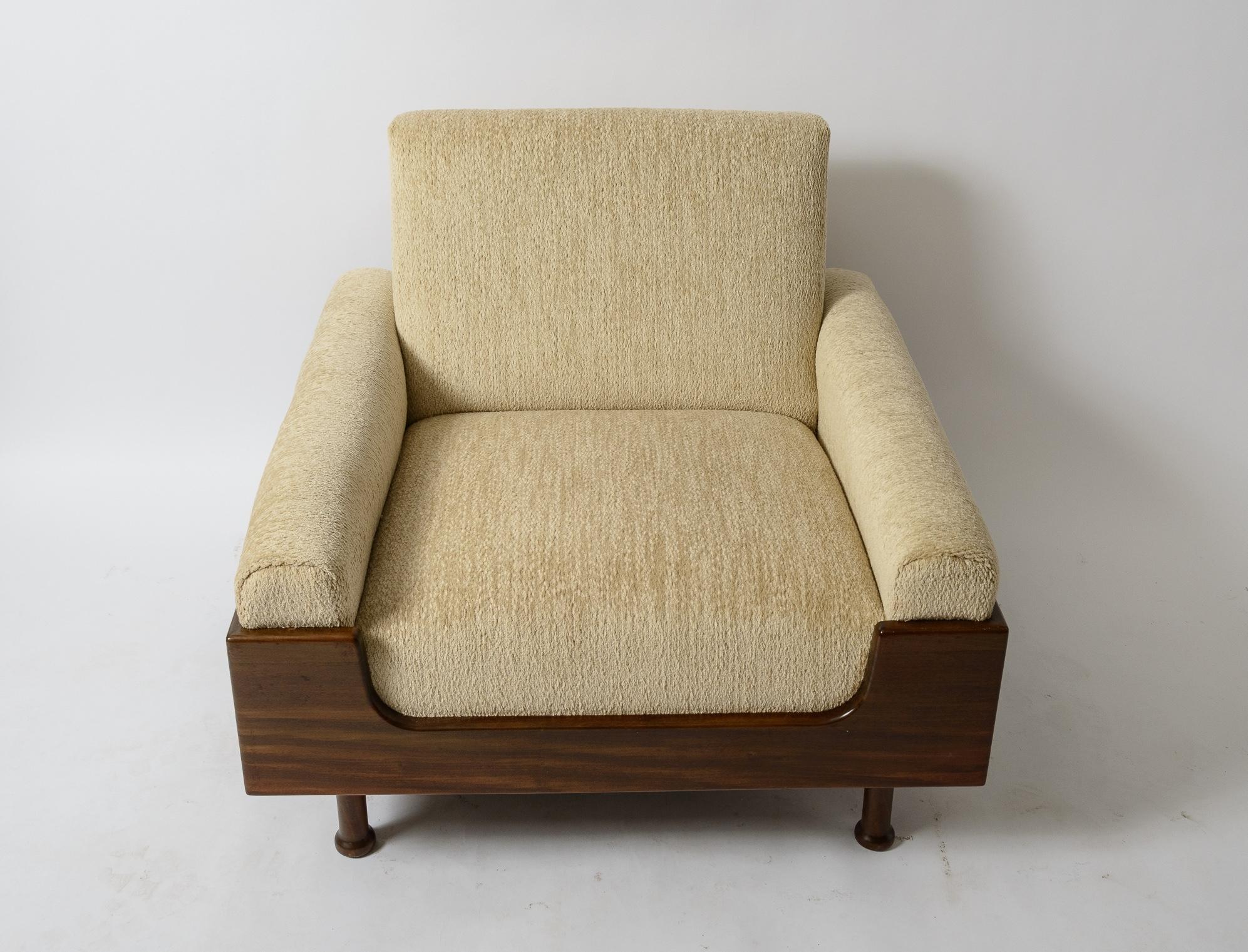 Brésilien Chaises longues en jacaranda brésilien en vente
