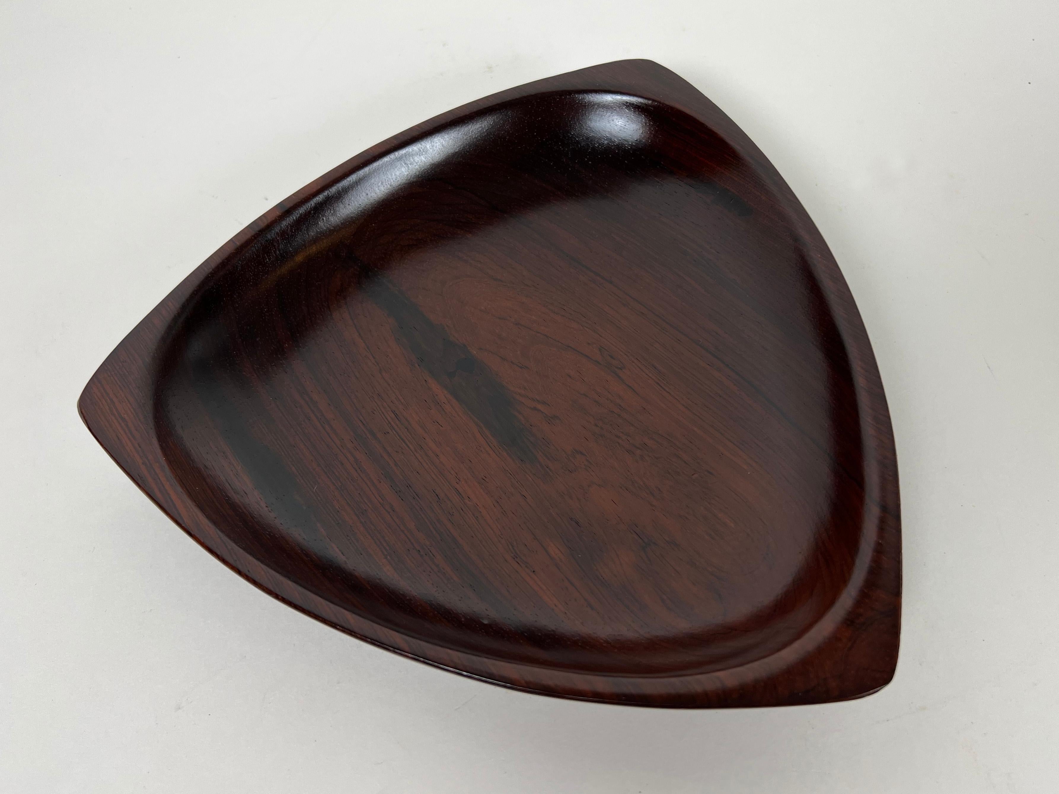 Brazilian Jacaranda Rosewood Bowl by Jac-Arte For Sale 6