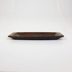 Brazilian Jacaranda Wood Tray Designed by Jean Gillon for Wood Art