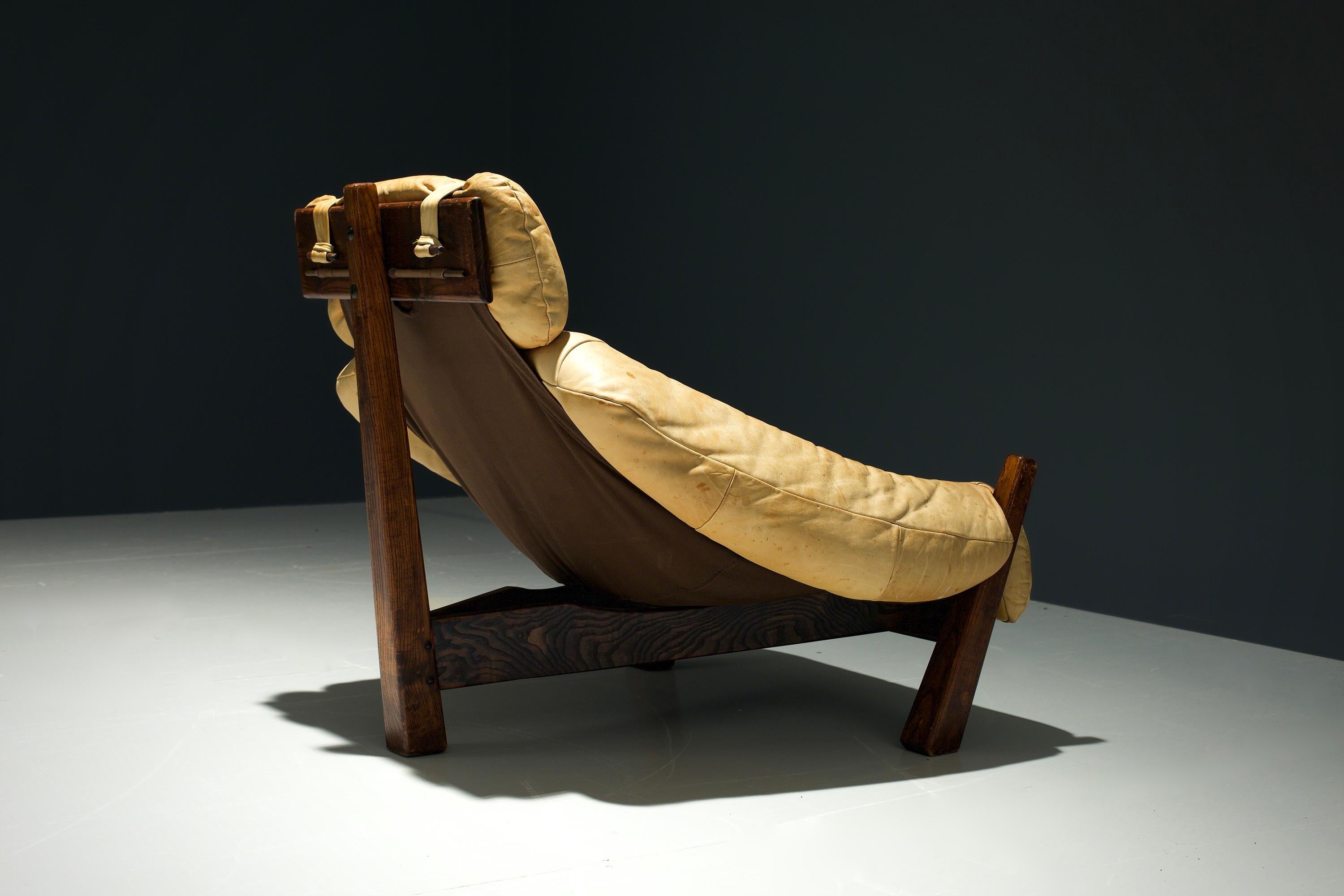 Colonial Revival Brazilian Lounge Chair by Gerard Van Den Berg for Montis, Netherlands, 1970s