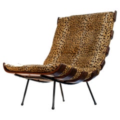Sedia da salotto brasiliana Martin Eisler & Carlo Hauner - "Costela" Forma, anni '50