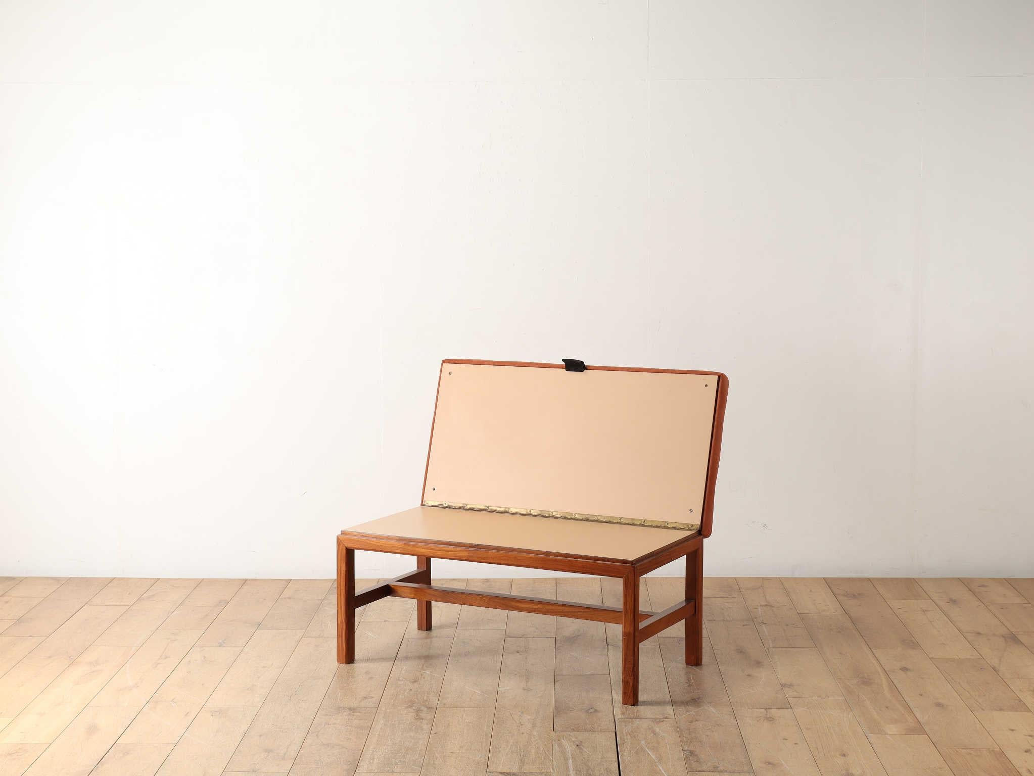 Late 20th Century Brazilian Luggage Bench, 1970s For Sale