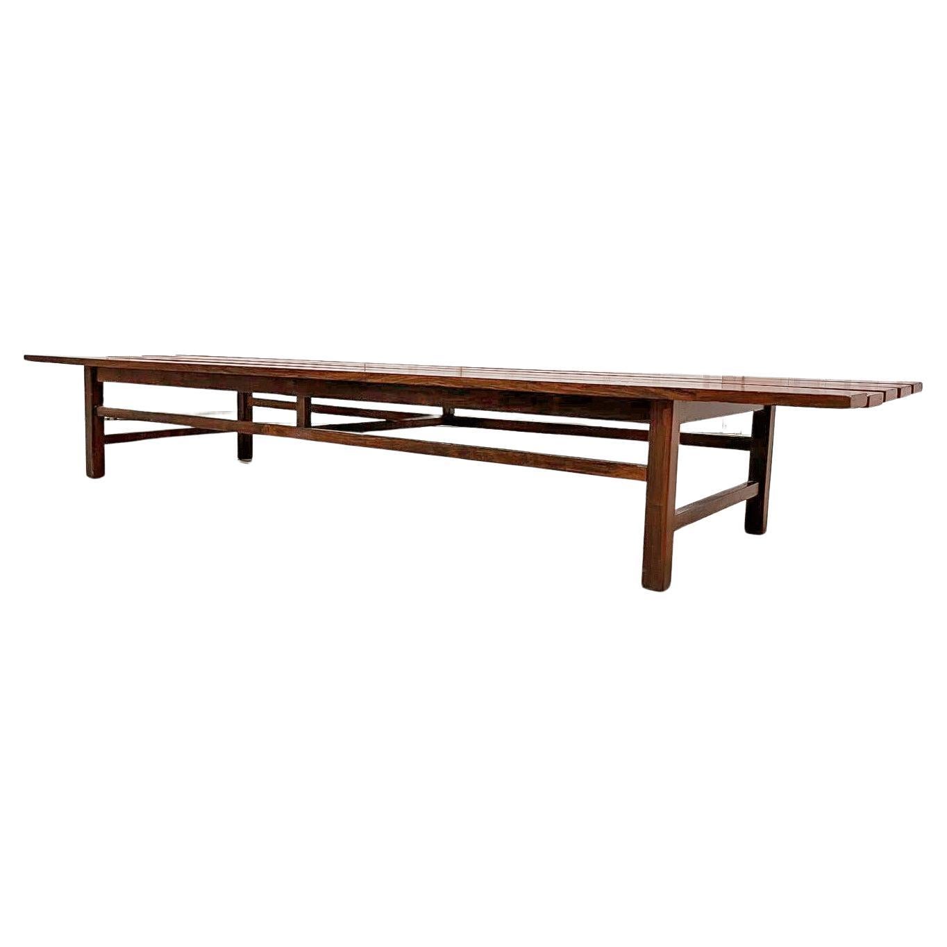 Brazilian Mid-Century Modern Bench in Hardwood, c. 1960’s For Sale at ...