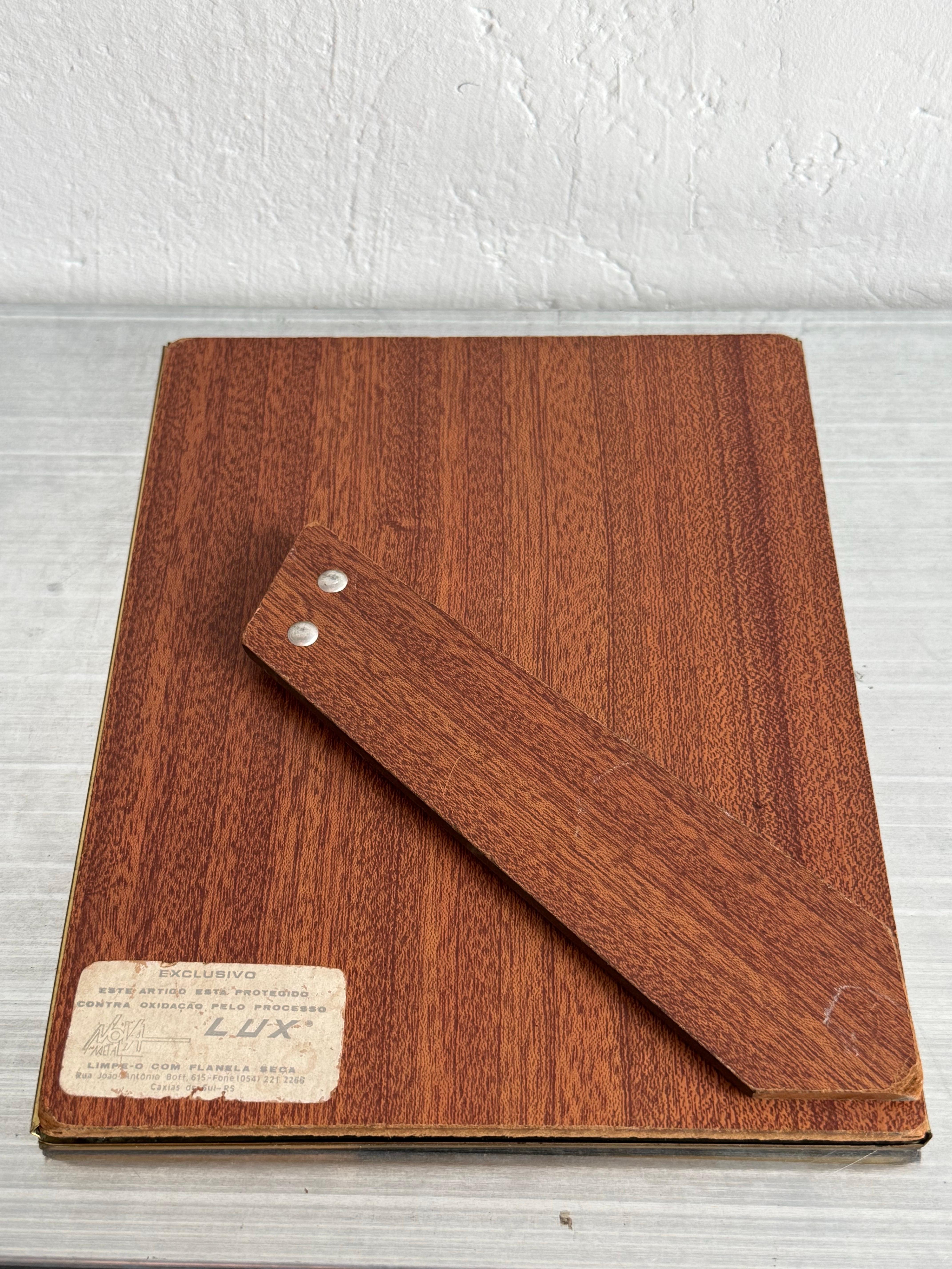 Cadre photo en laiton brésilien du milieu du siècle en vente 6