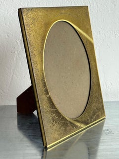 Brazilian Mid-Century Brass Photo Frame