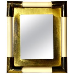 Vintage Brazilian Mid-Century Brass Picture Frame, 1970s