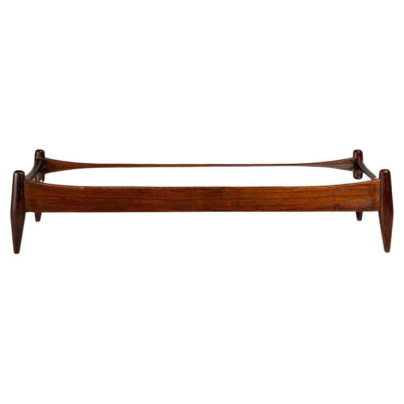 Brazilian Mid-Century Center Table in Hardwood, by Liceu de Artes e Ofícios