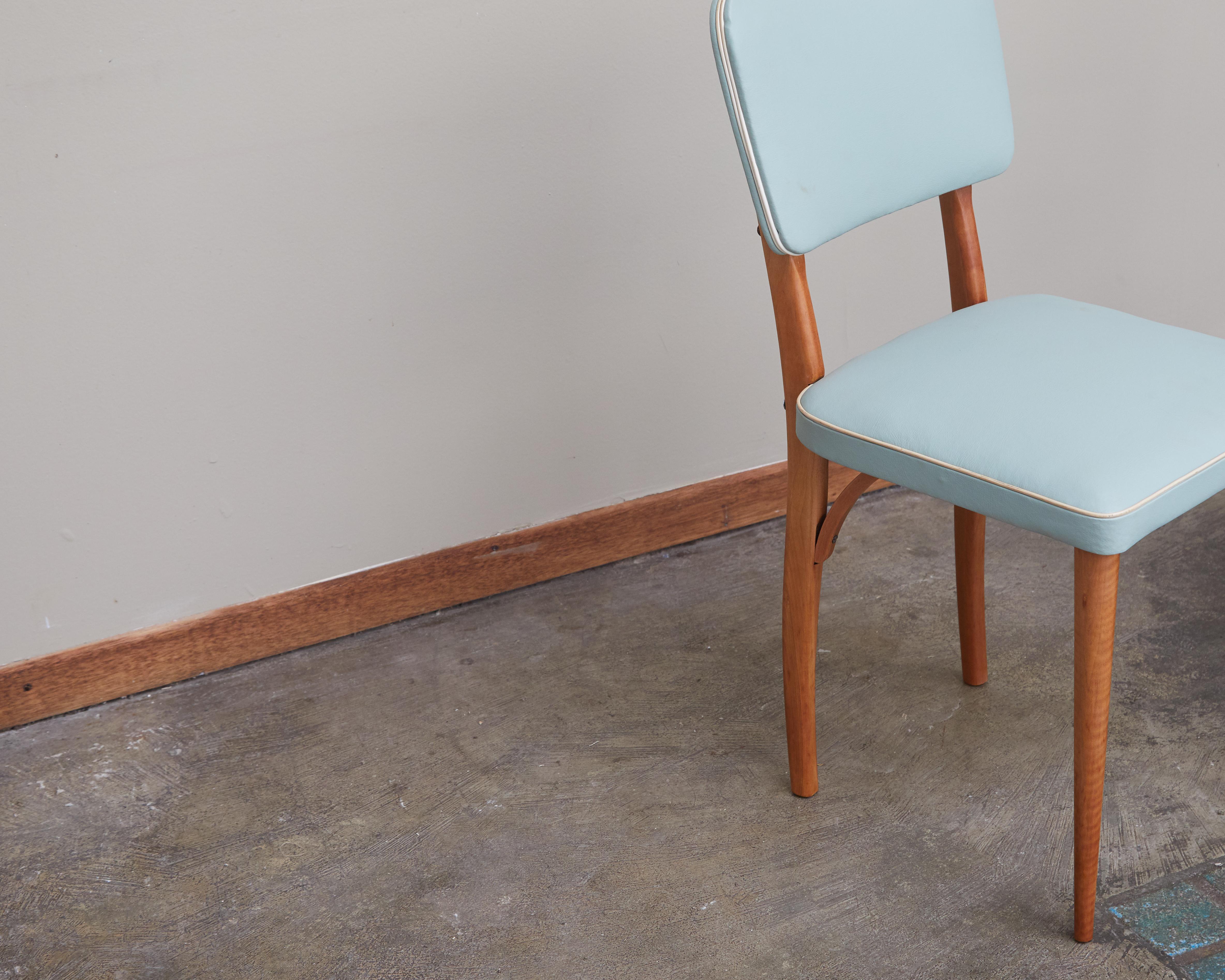 Upholstery Brazilian Mid-century Chairs by Industria Cama Patente