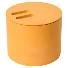 Brazilian Mid-Century Eva Yellow Ice Bucket by Jorge Zalszupin, c. 1970