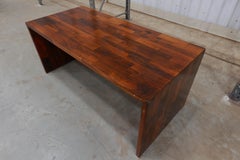 Brazilian Mid-Century Foldable Desk in Hardwood by Jorge Zalszupin, c. 1970s