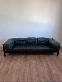 Brazilian Mid-Century Jacaranda Rosewood Three Seat Sofa 1960s