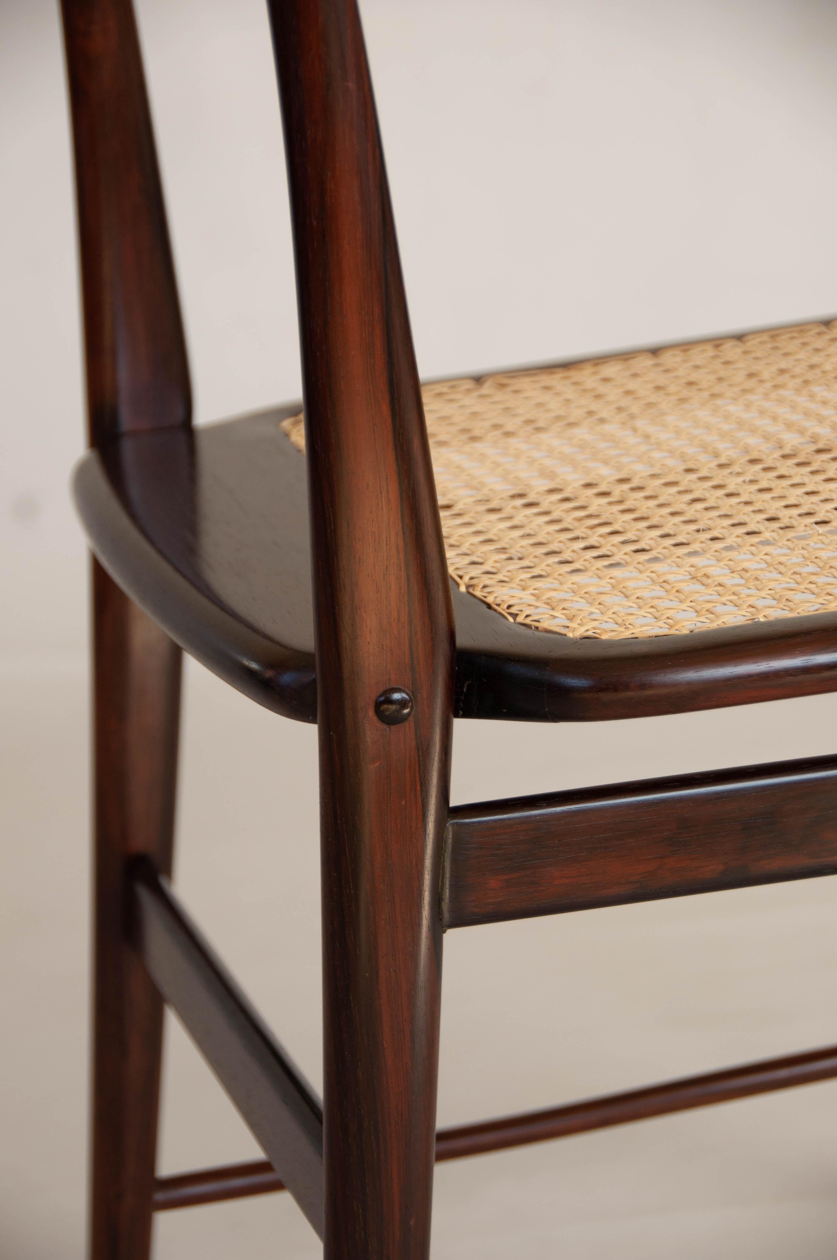 Brazilian Mid-Century Lucio Costa Chair by Sergio Rodrigues, c. 1960 For Sale 6