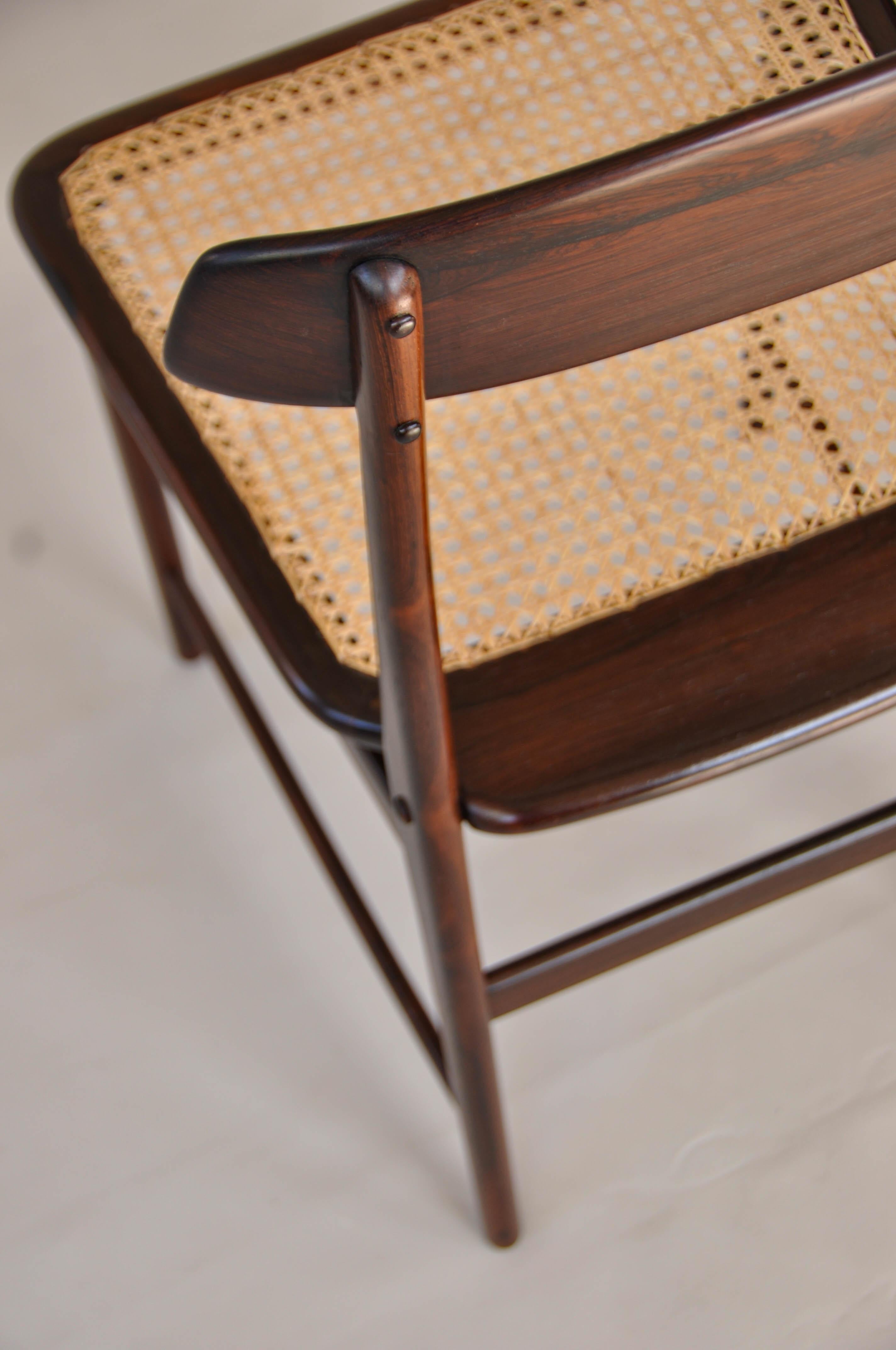 Brazilian Mid-Century Lucio Costa Chair by Sergio Rodrigues, c. 1960 For Sale 9