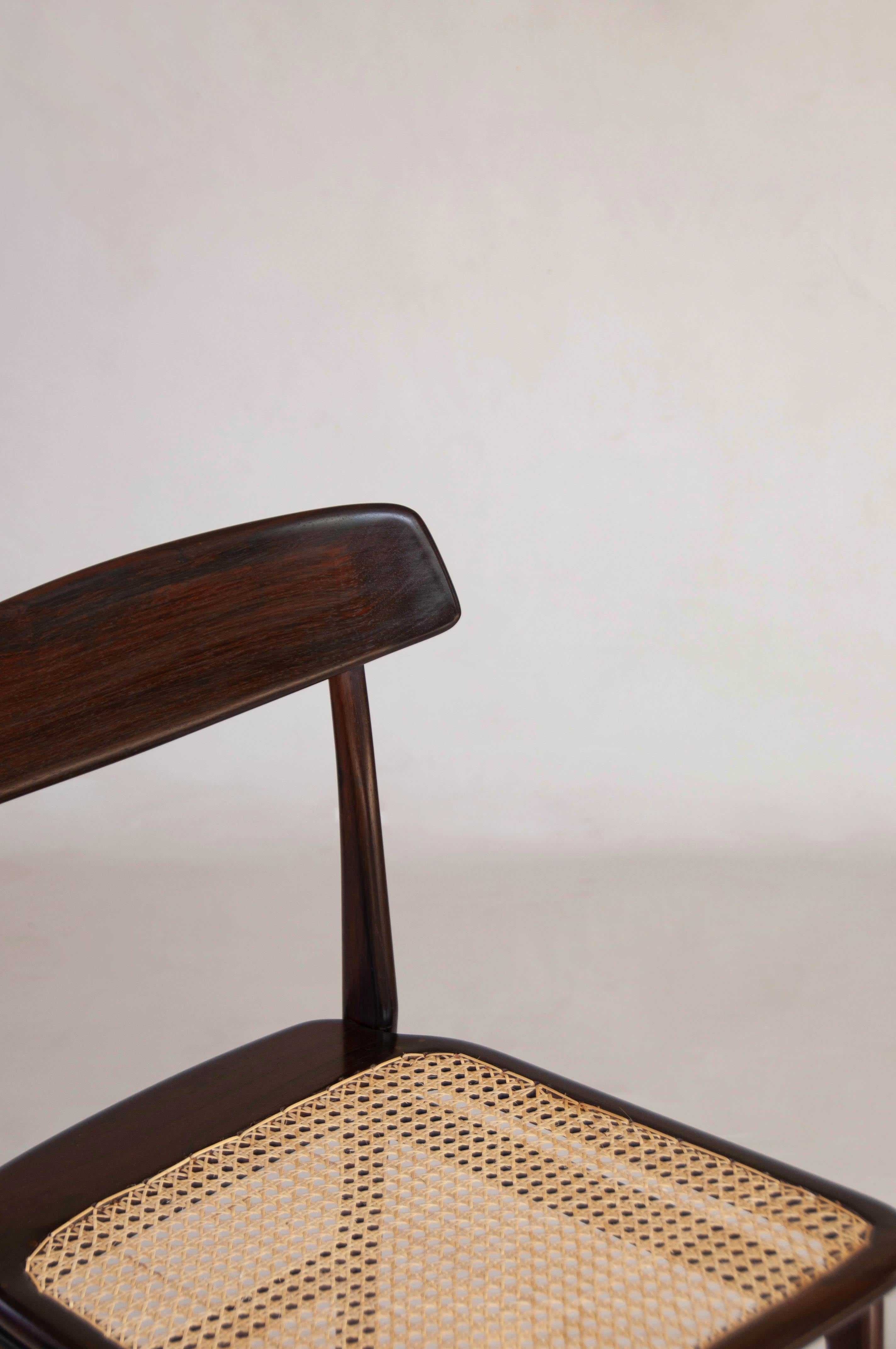 Brazilian Mid-Century Lucio Costa Chair by Sergio Rodrigues, c. 1960 For Sale 1