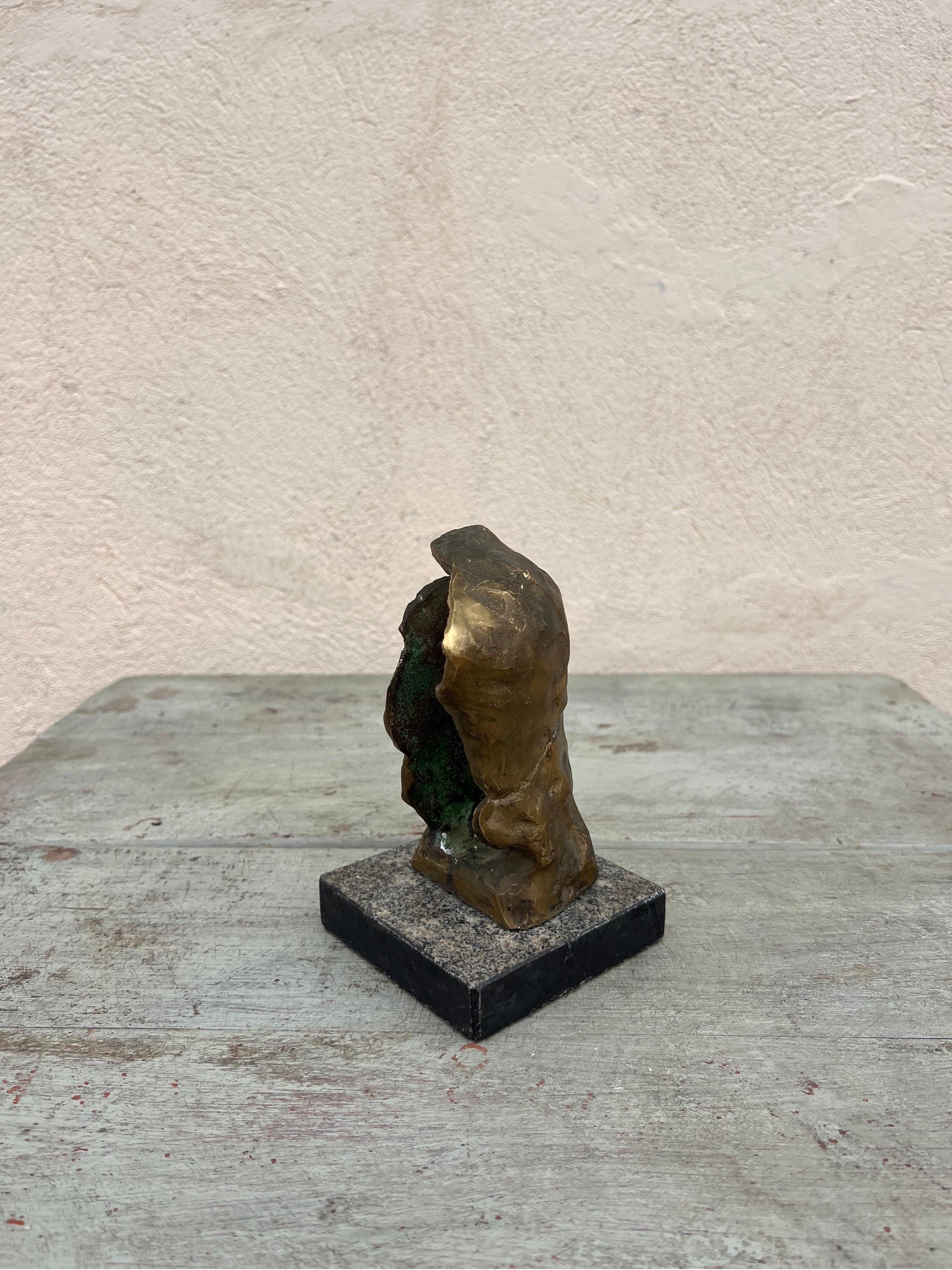 20th Century Brazilian Mid-Century Modern Abstract Bronze Sculpture, 1960s