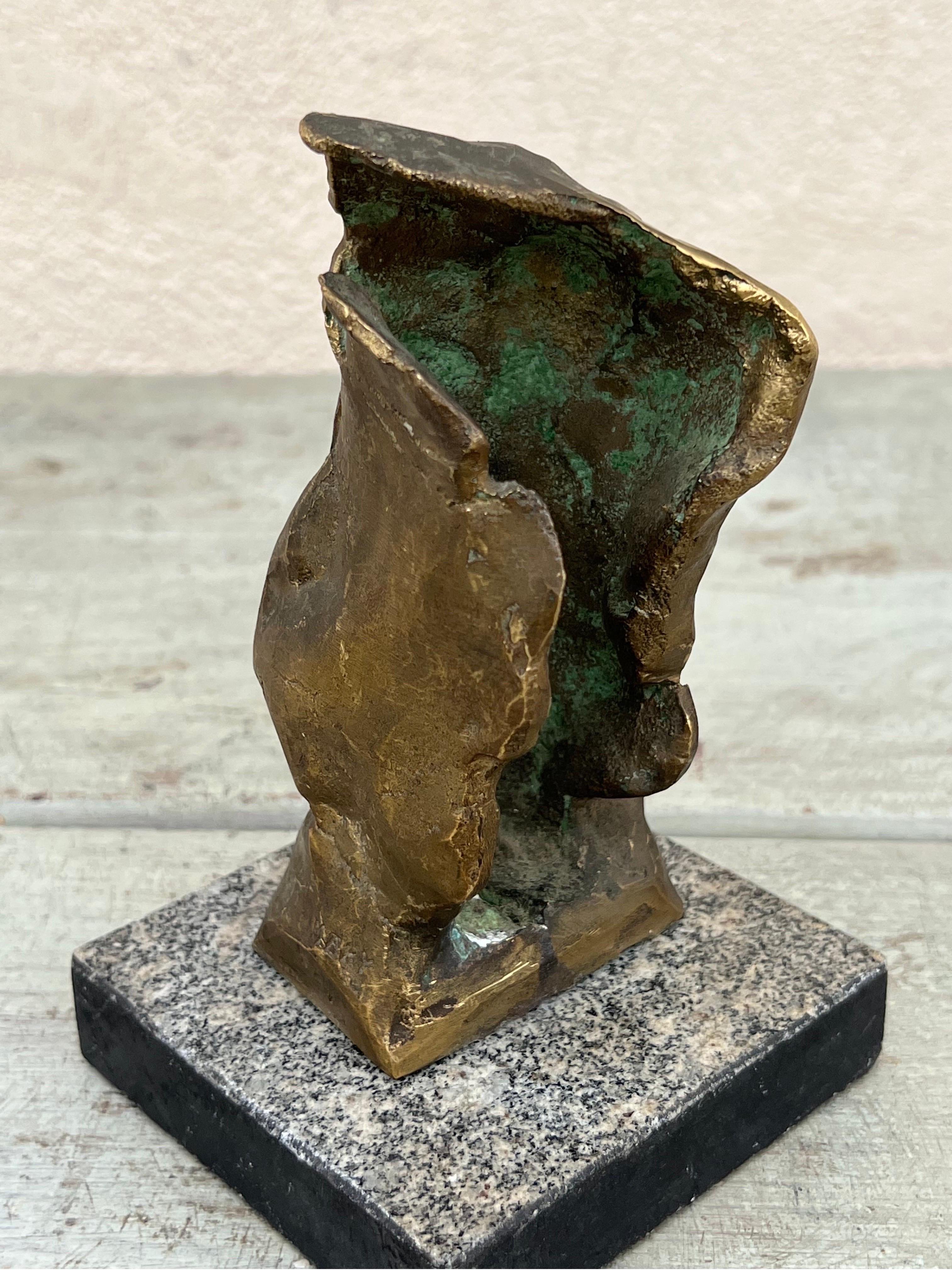 Brazilian Mid-Century Modern Abstract Bronze Sculpture, 1960s 5
