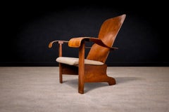 Sillón de madera curvada de Cimo, c. 1950