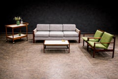 Brazilian Mid-Century Modern Bar Cart in Caviuna wood, Unknown, 1960s