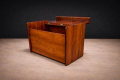 Brazilian Mid-Century Modern Bar Cart in Hardwood, Sergio Rodrigues, 1960s
