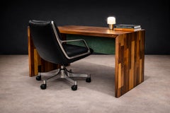 Brazilian Mid-Century Modern Foldable Desk in Hardwood, Jorge Zalszupin, 1970s