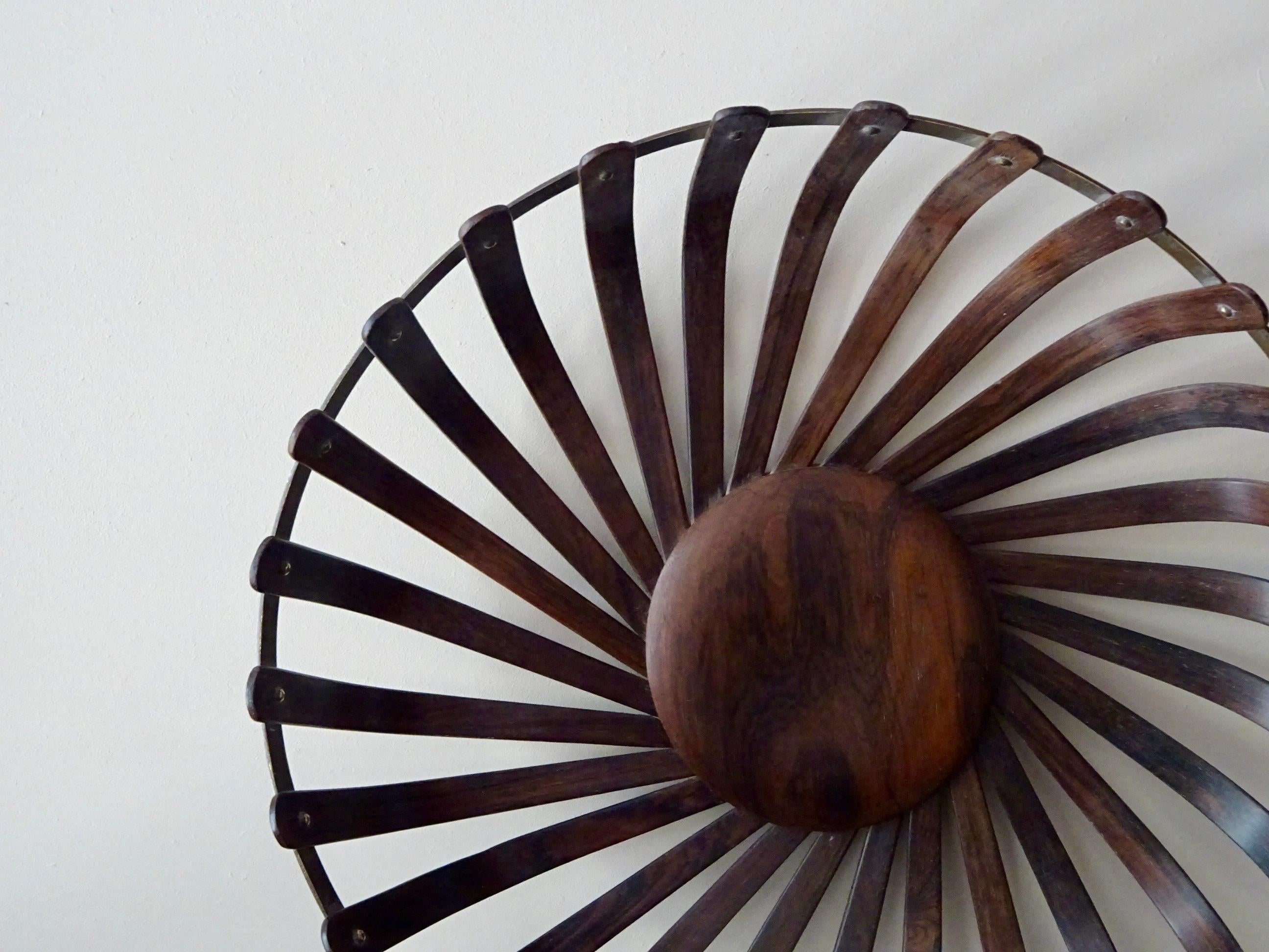 Brasilianischer Korb der Mid-Century Modern von Casa Finland, 1960er Jahre (Messing)
