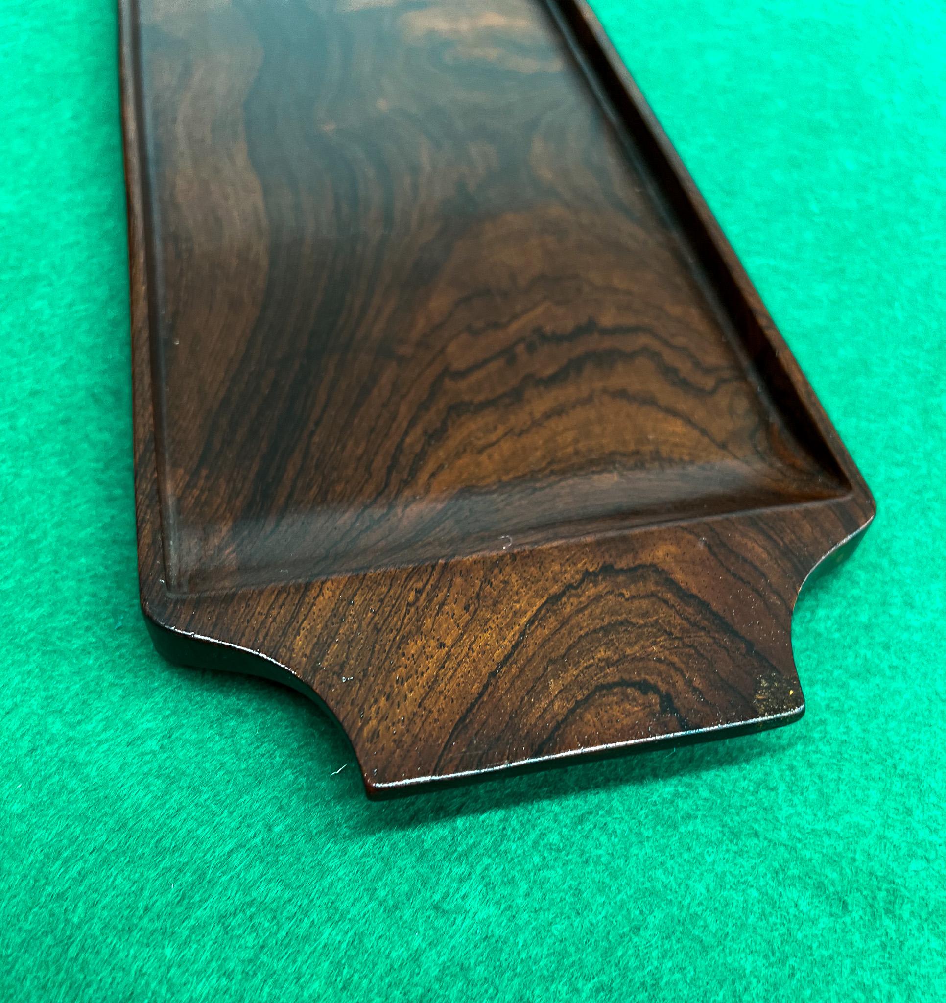 Wood Brazilian Mid-Century Modern Serving Platter in Brazilian Hardwood For Sale