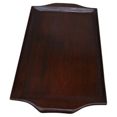 Brazilian Mid-Century Modern Serving Tray in Hardwood, Jean Gillon, 1960s