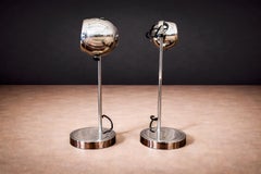 Brazilian Mid-Century Modern Table Lamps Plated in Chrome, Unknown, 1960s