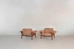Brazilian Mid-Century Pair of Armchairs MP-13 by Percival Lafer, c. 1960