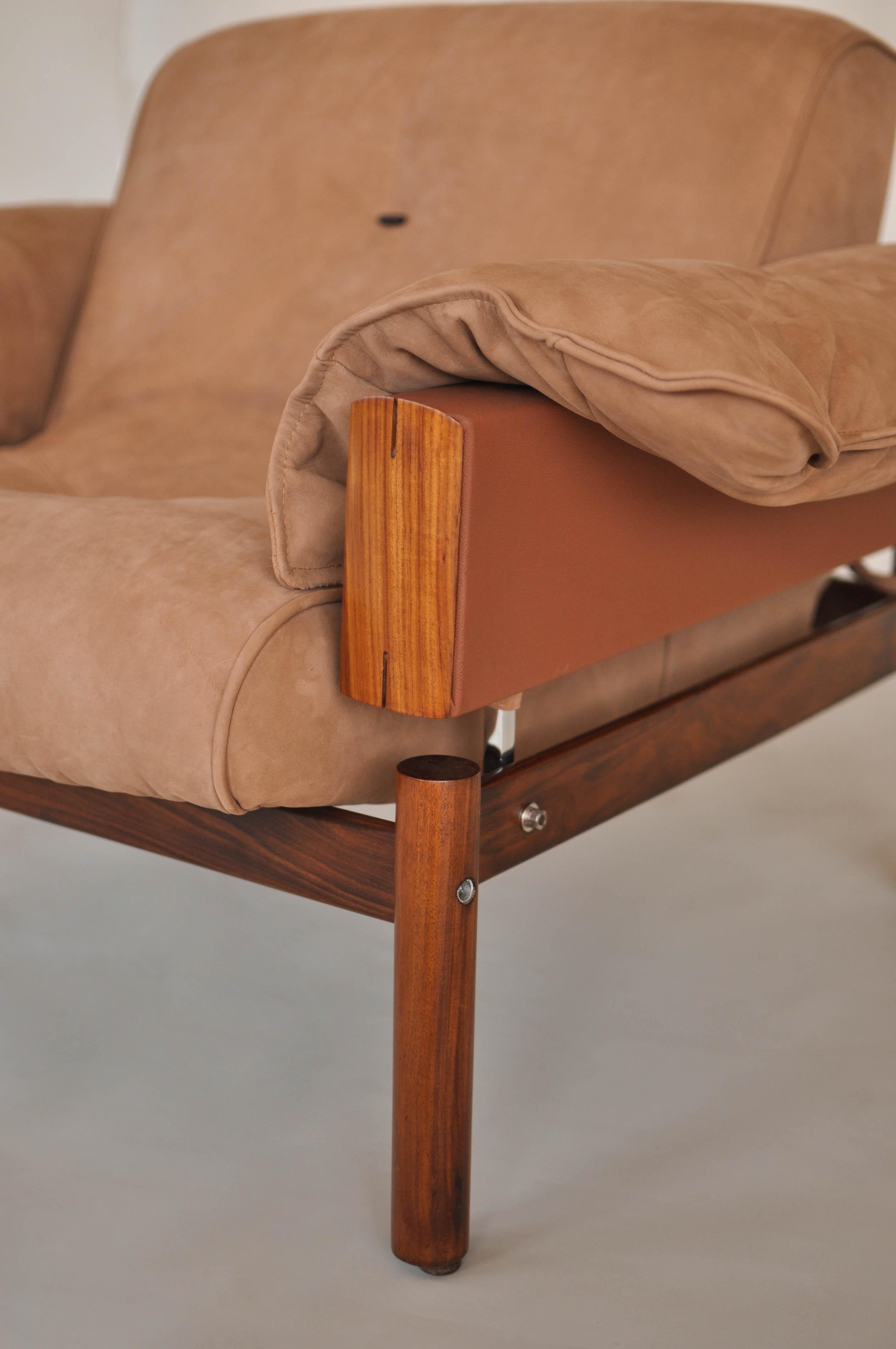 Metal Brazilian Mid-Century Pair of Armchairs MP-13 by Percival Lafer, c. 1960 For Sale