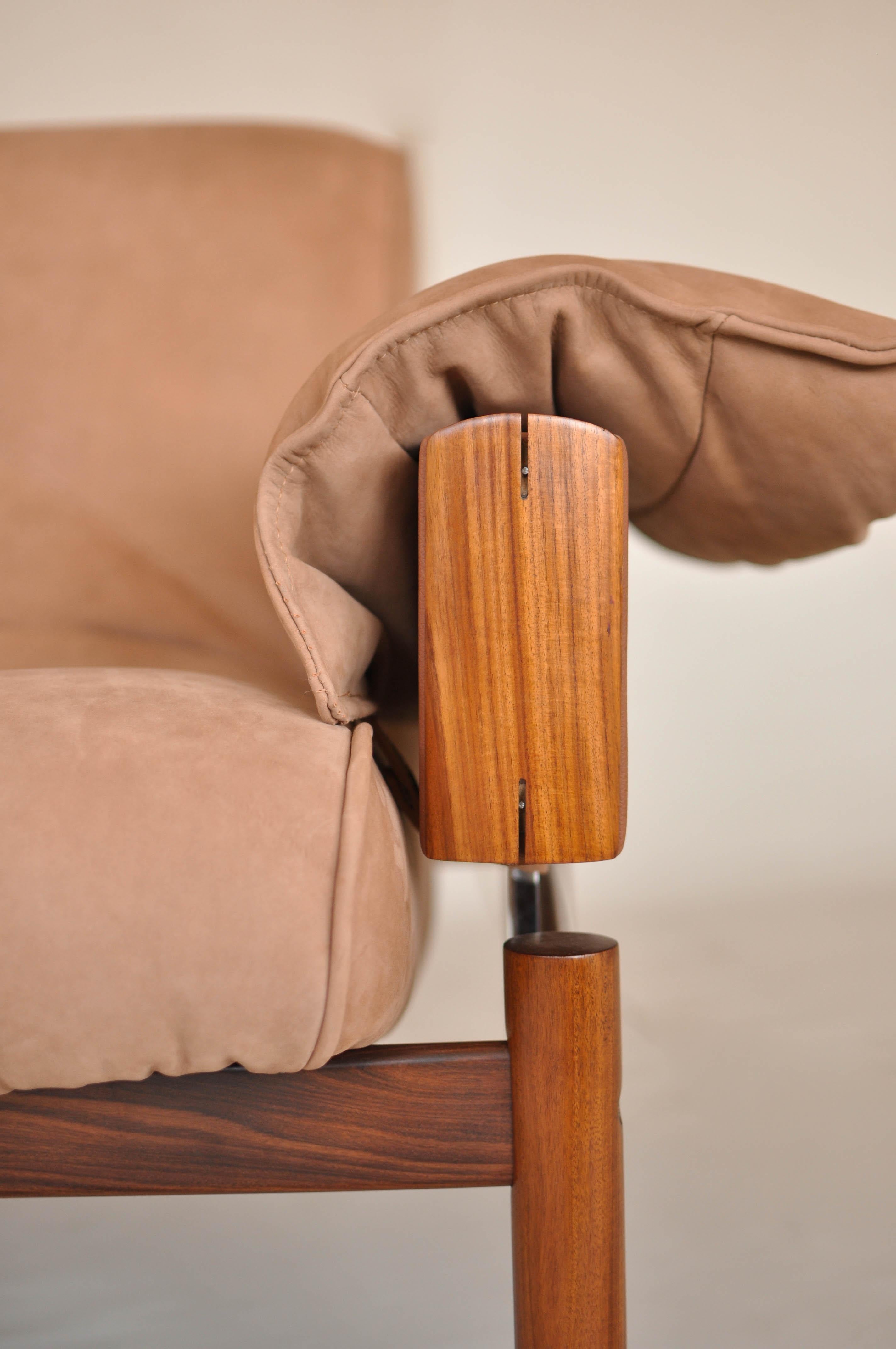 Brazilian Mid-Century Pair of Armchairs MP-13 by Percival Lafer, c. 1960 For Sale 1