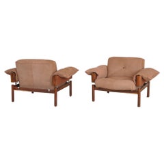 Vintage Brazilian Mid-Century Pair of Armchairs MP-13 by Percival Lafer, c. 1960