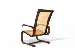 Brazilian Mid-Century Rocking Chair in Hardwood and Caning, Unknown, c. 1960’s
