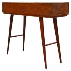 Brazilian Mid-Century Sideboard in Hardwood with Front Opening, Unknown, 1960s