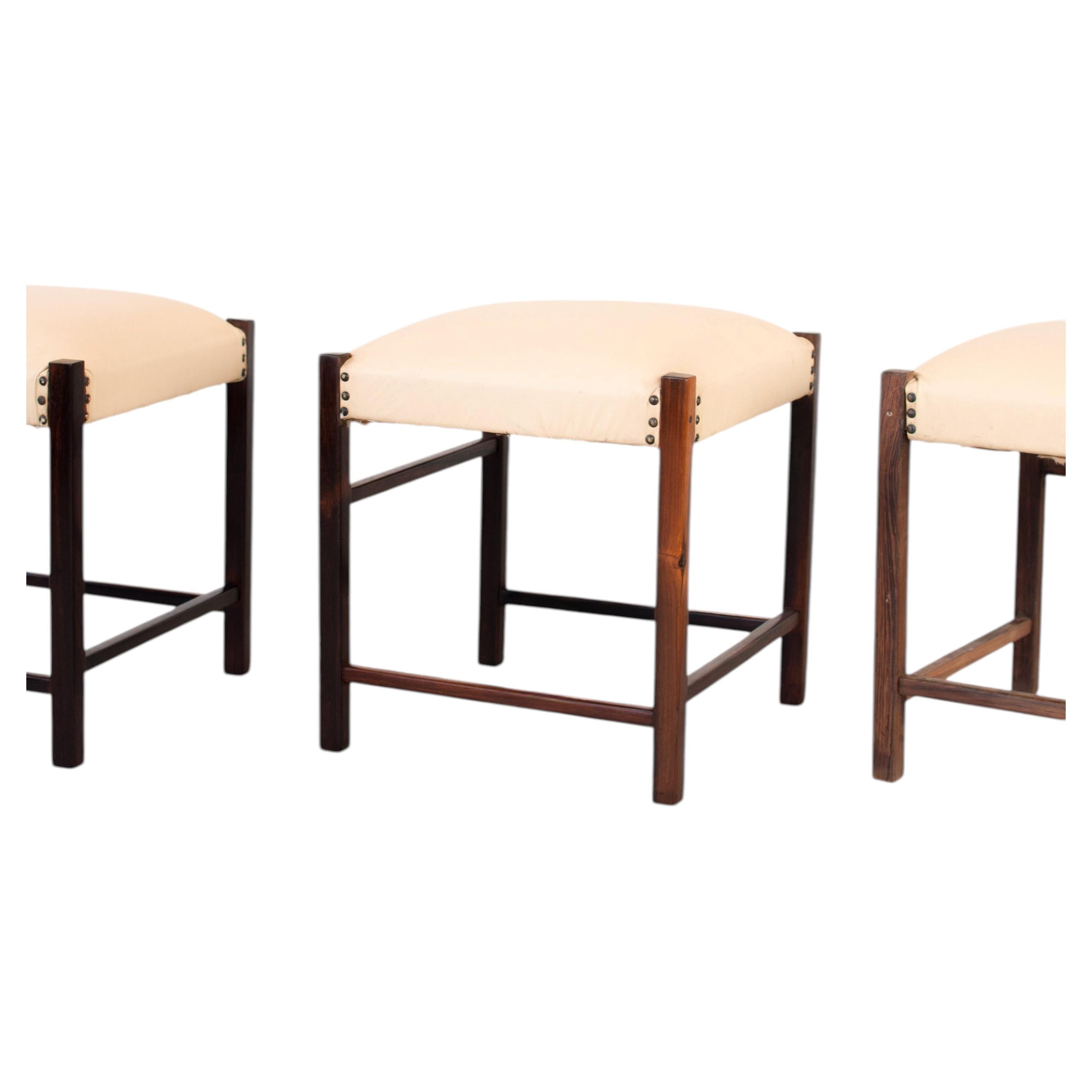 Brazilian Mid-Century Stool For Sale