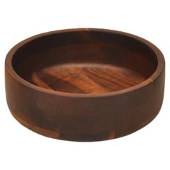 Brazilian Mid-Century Wooden Bowl by Jean Dobré for Tropic-Art