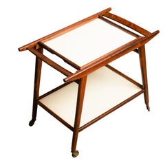 Brazilian Midcentury Bar Cart in Rosewood by Geraldo de Barros Brazilian Midcentury Bar Cart in Rosewood by Geraldo de Barros