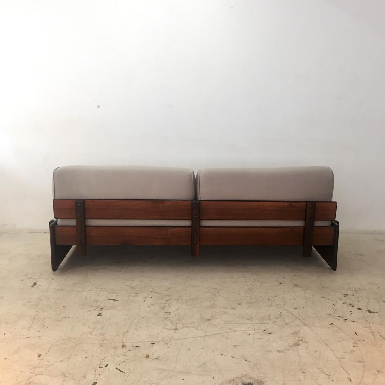 Brazilian Midcentury, Daybed in Rosewood, Celina Zilberberg, circa 1950 9