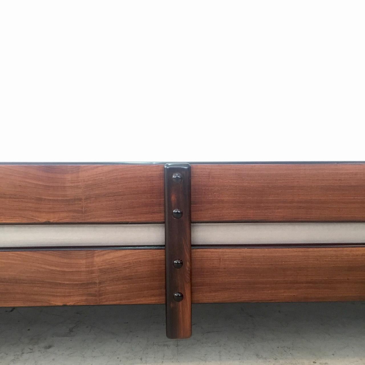 Brazilian Midcentury, Daybed in Rosewood, Celina Zilberberg, circa 1950 3