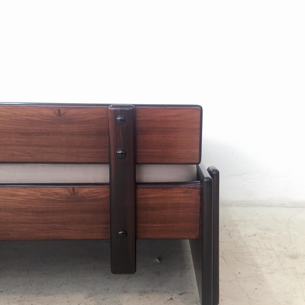 Brazilian Midcentury, Daybed in Rosewood, Celina Zilberberg, circa 1950 4