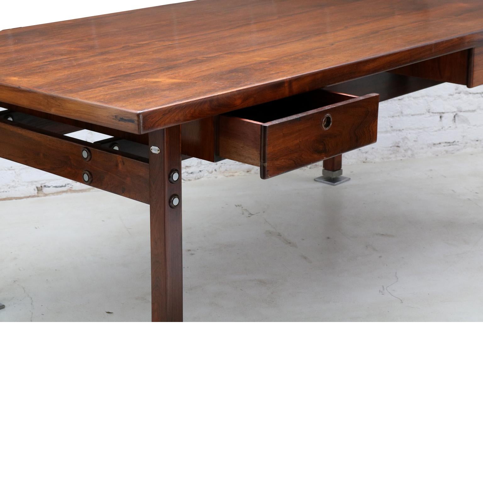 Mid-Century Modern Brazilian Midcentury Desk Table Designed by Sergio Rodrigues