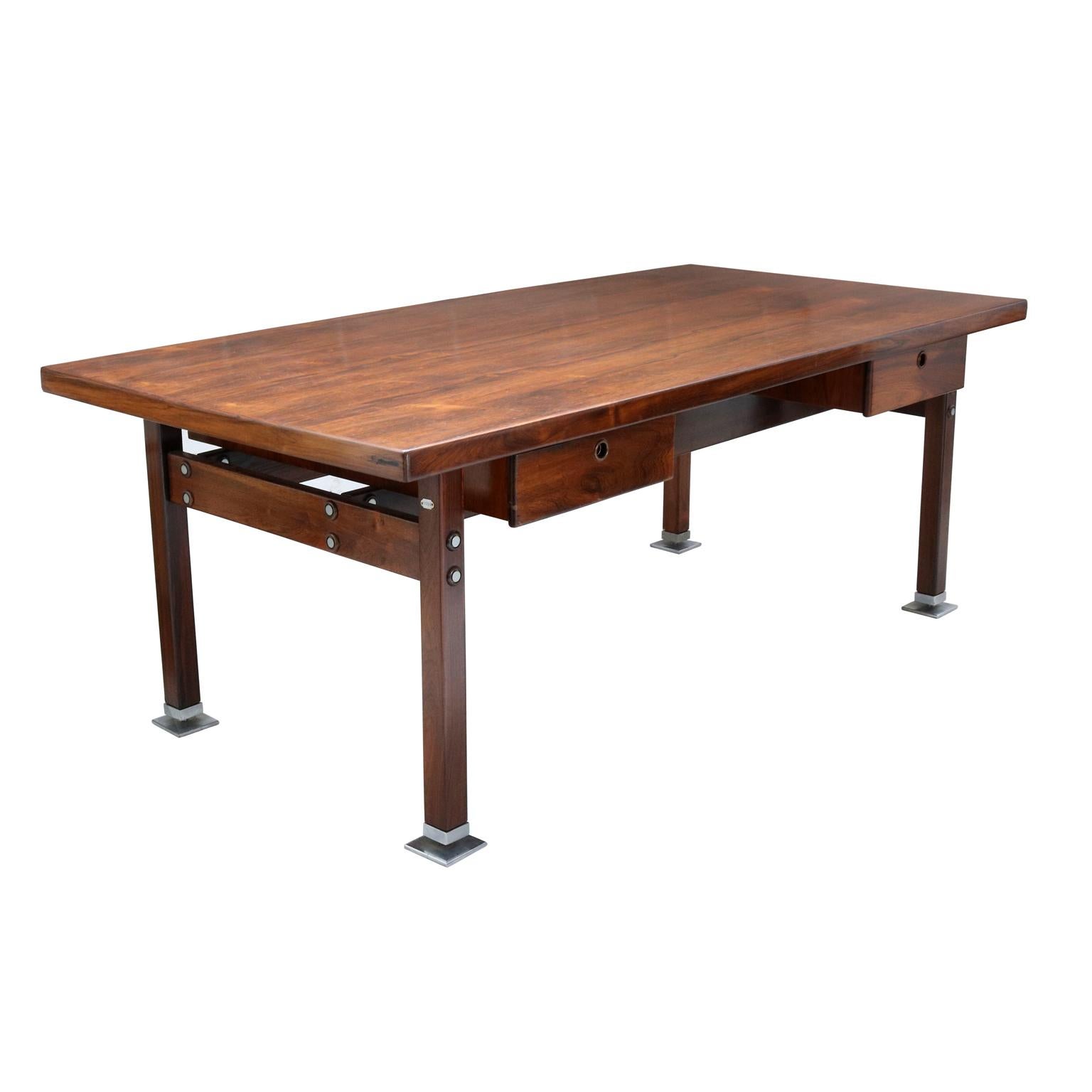 Brazilian Midcentury Desk Table Designed by Sergio Rodrigues