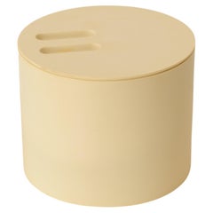 Brazilian Midcentury Eva White Ice Bucket by Jorge Zalszupin, c. 1970