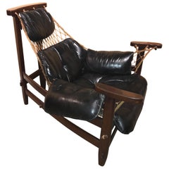 Brazilian Midcentury Gran Captain Jangada Lounge Chair, Jean Gillon, circa 1960