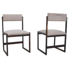 Brazilian Mid-century Chairs in Rosewood by FAI