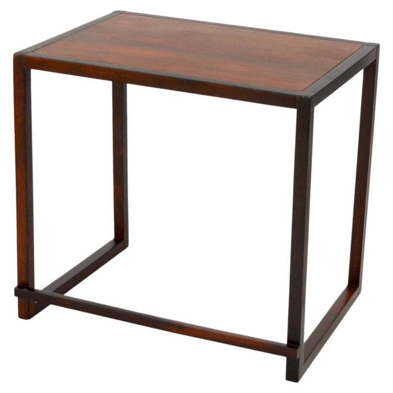 Brazilian Midcentury Side Table in Rosewood For Sale at 1stDibs