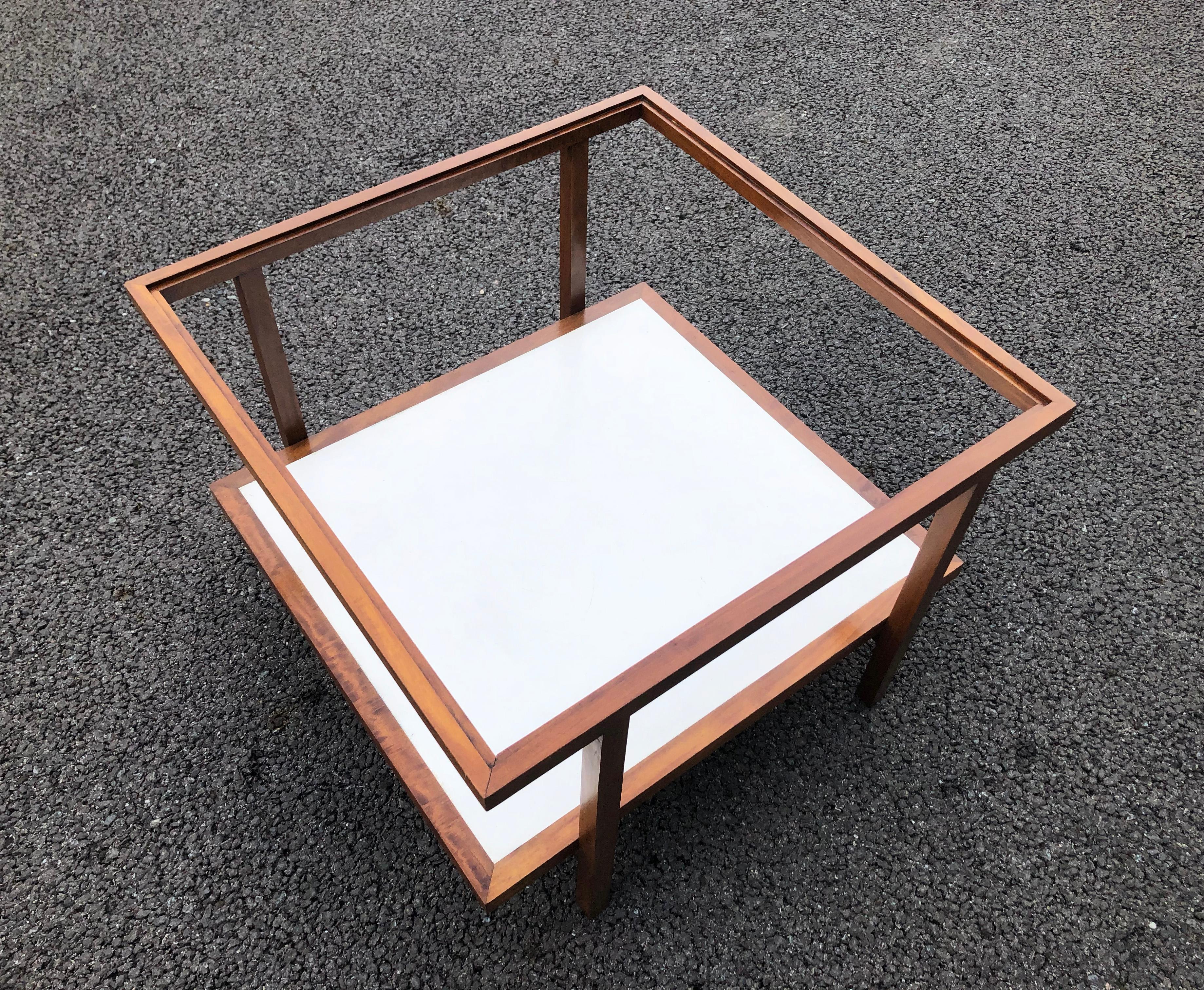 Brazilian Midcentury side table designed by Branco & Preto; Brazil 1950s en venta 4